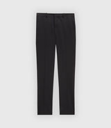 Black technical fabric city pants