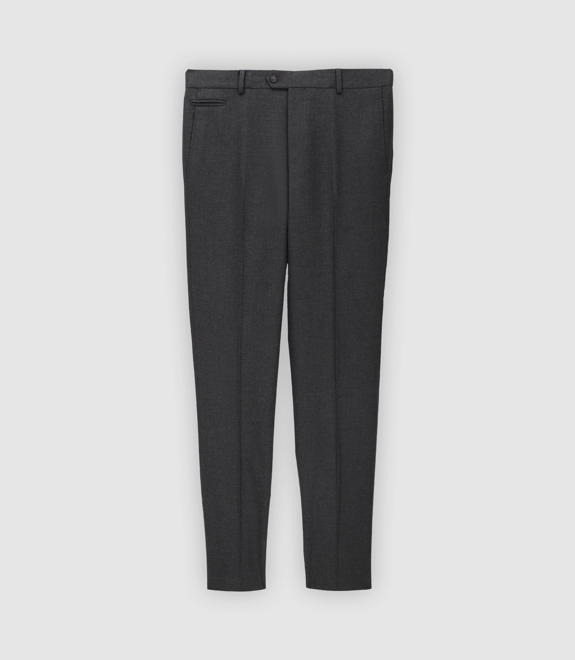 Gray flannel pants