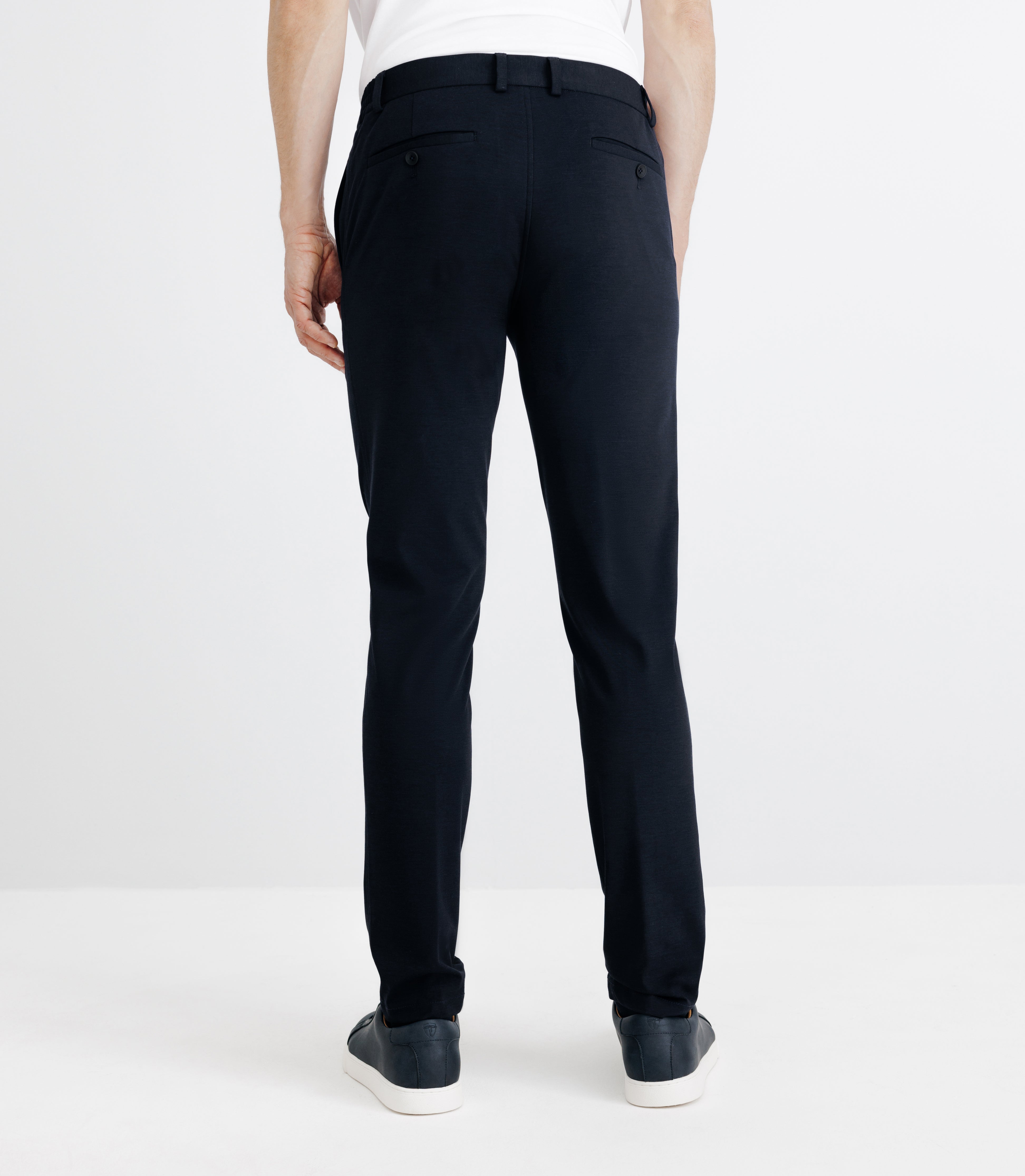 Pantalon ville avec pli marine - IZAC