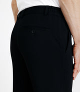 Pantalon ville avec pli noir - IZAC