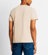 T-shirt with beige logo