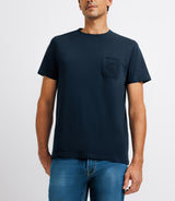 T-shirt avec logo marine - IZAC