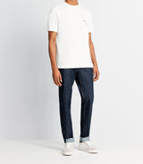 T-shirt with white zipped pocket