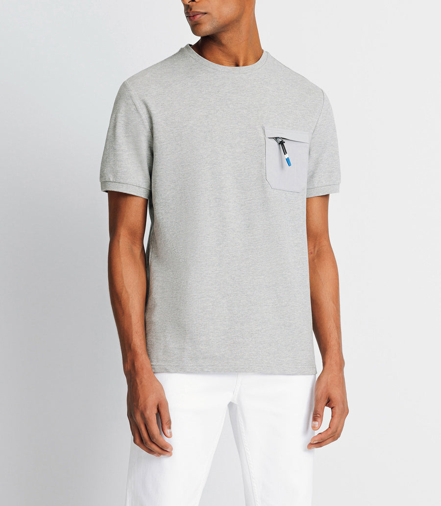 Tee mc zip pocket GREY-CHINA