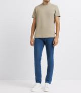 Khaki round neck t-shirt