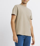 Khaki round neck t-shirt