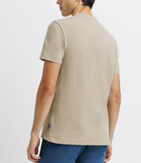 Khaki round neck t-shirt