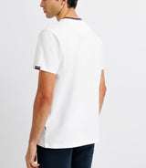 White teddy collar t-shirt