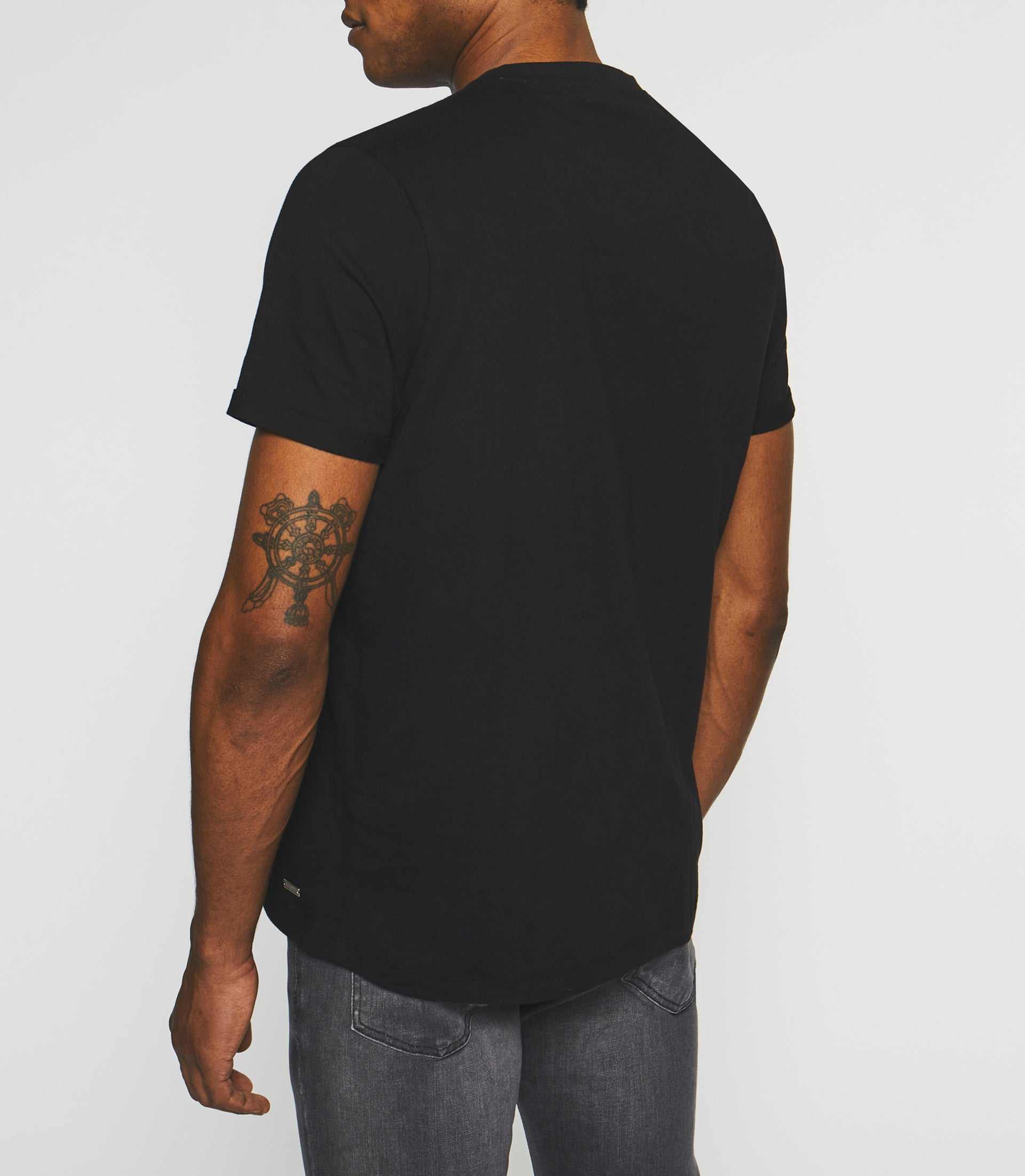 Black short sleeve T-shirt NILLS