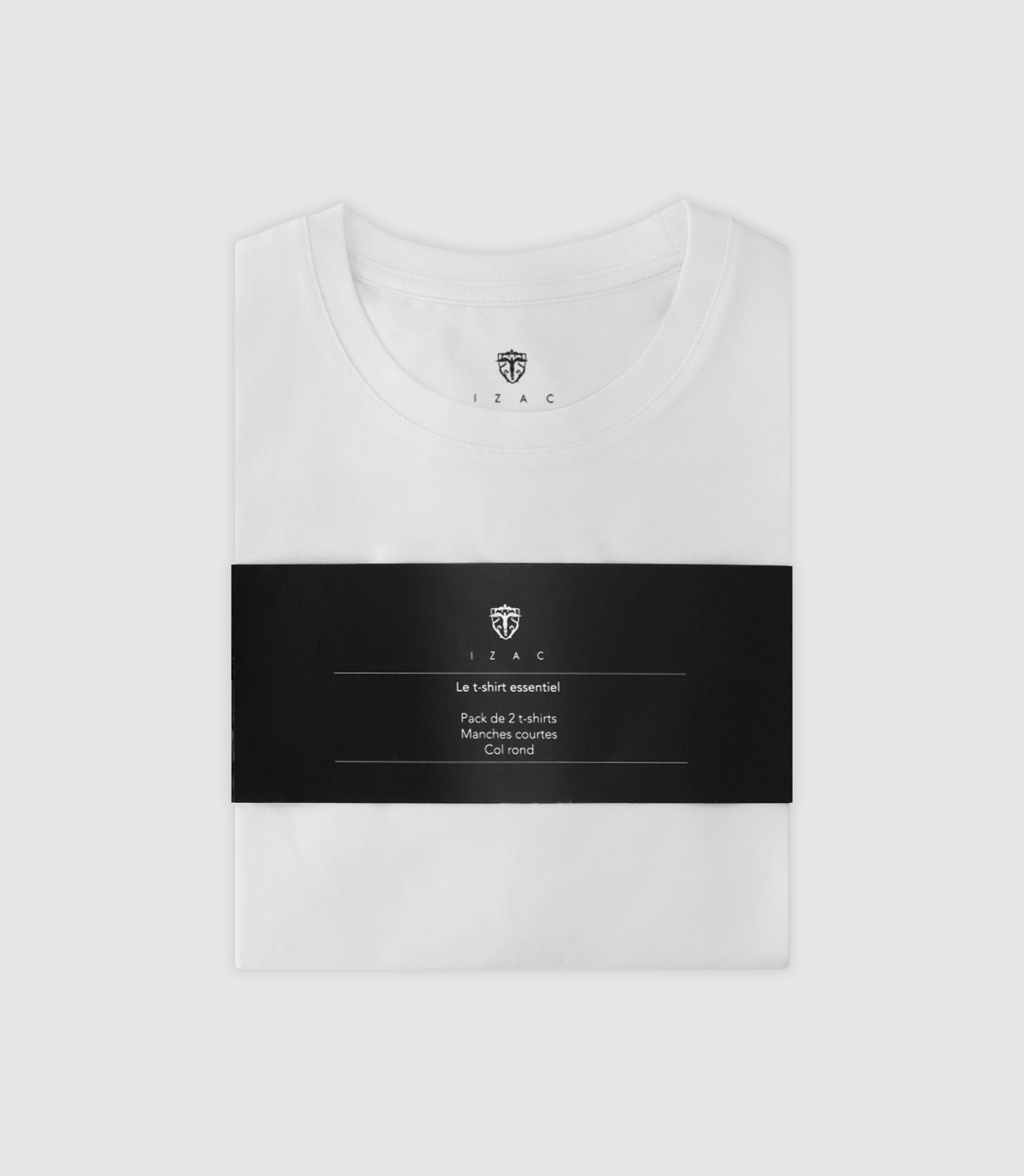 Pack of 2 white t-shirts