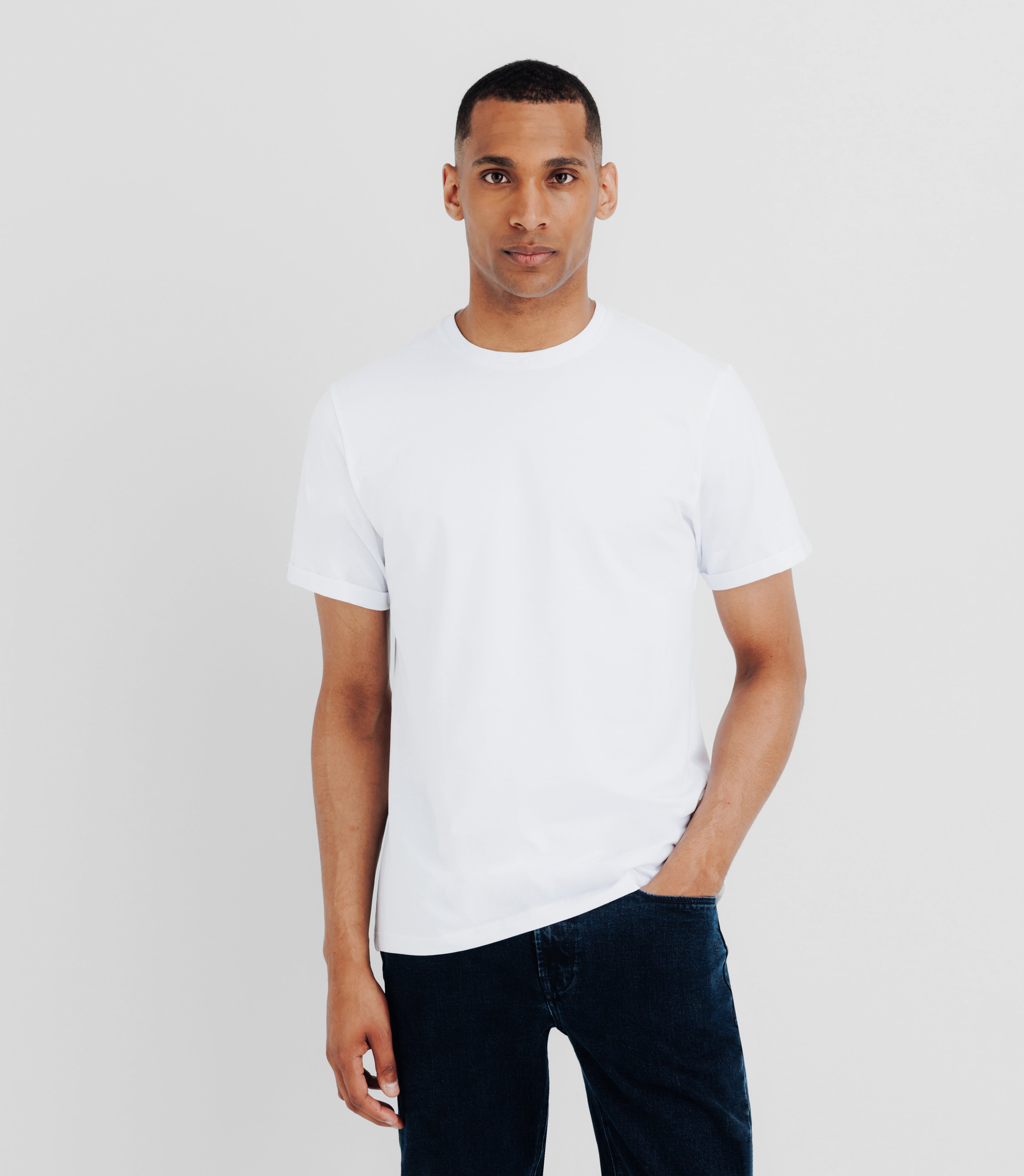 White jersey t-shirt