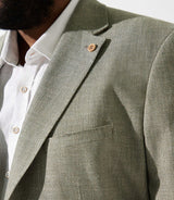 Khaki and beige jacket with alchemybt coudières