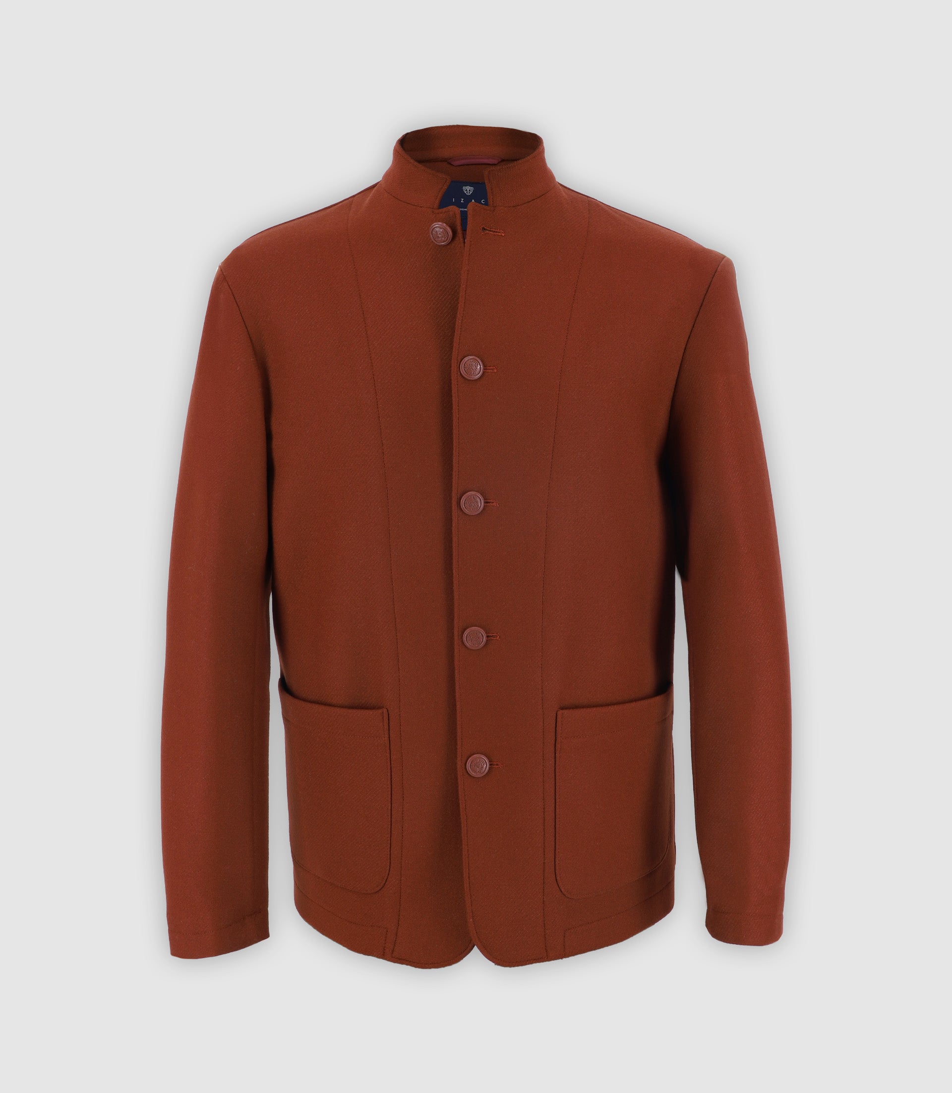 Mao Terracota neck jacket