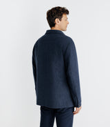 Veste avec 2 boutons bleue - IZAC