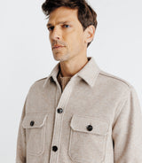 Jacket with beige pockets