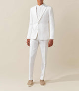 London" white suit jacket