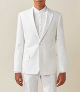 London" white suit jacket