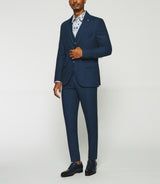 Navy separable linen jacket