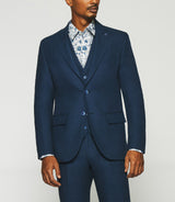 Navy separable linen jacket