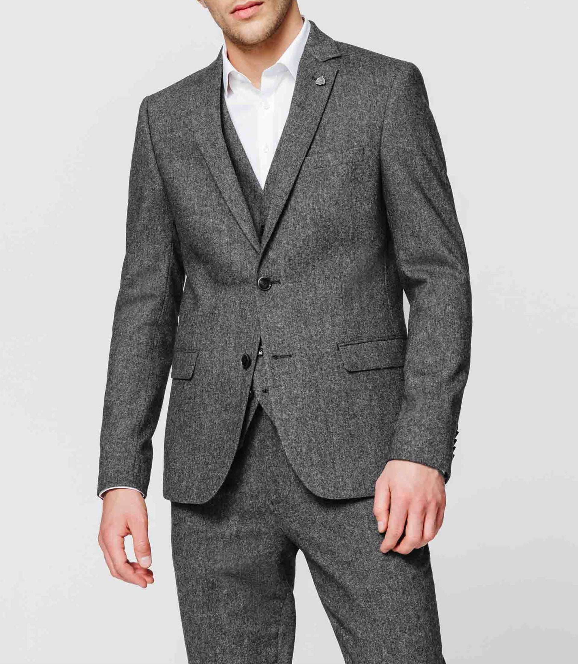 Anthracite tweed jacket