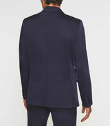 SANACO navy technical fabric city jacket