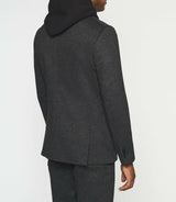 SLOW black mesh separable jacket