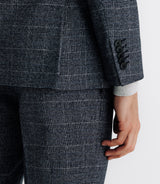 Separable city jacket with navy tiles