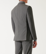 Silky gray separable city jacket