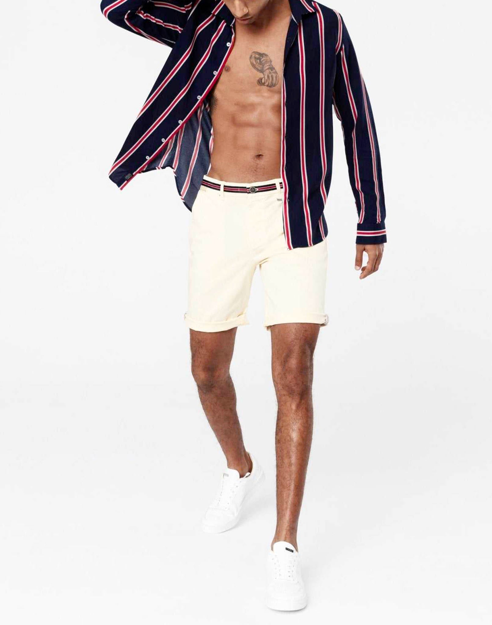 Casual shirt with deckchair stripe