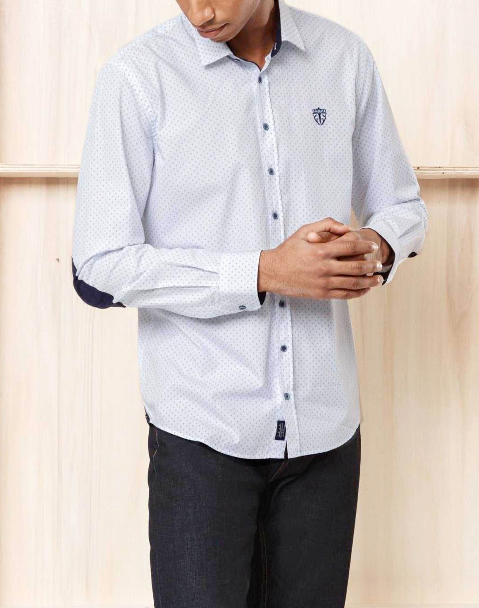 Navy casual shirt