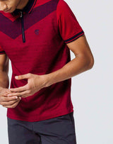 Polo Zip Rouge