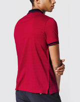 Polo Zip Rouge