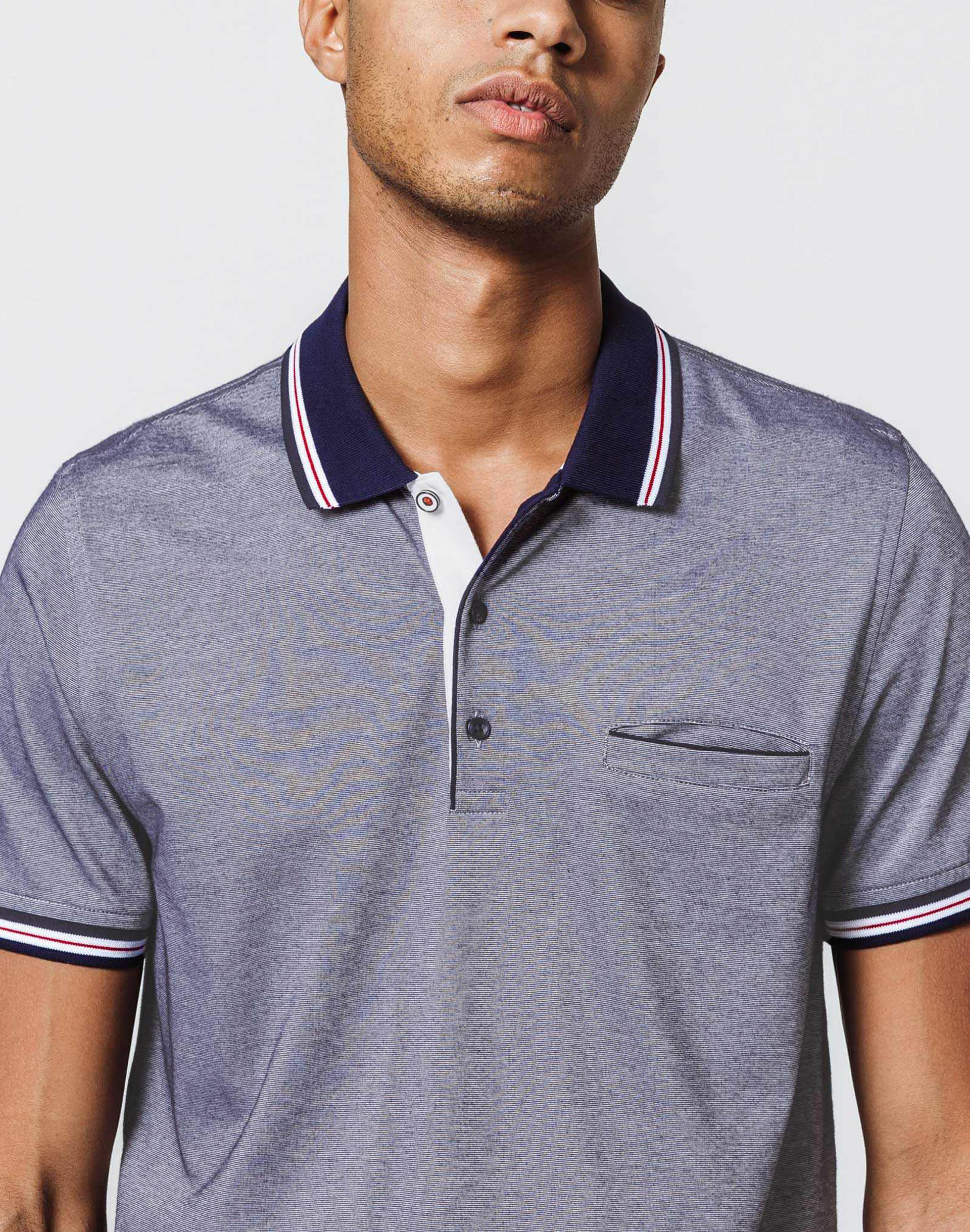 Polo Navy Stripes