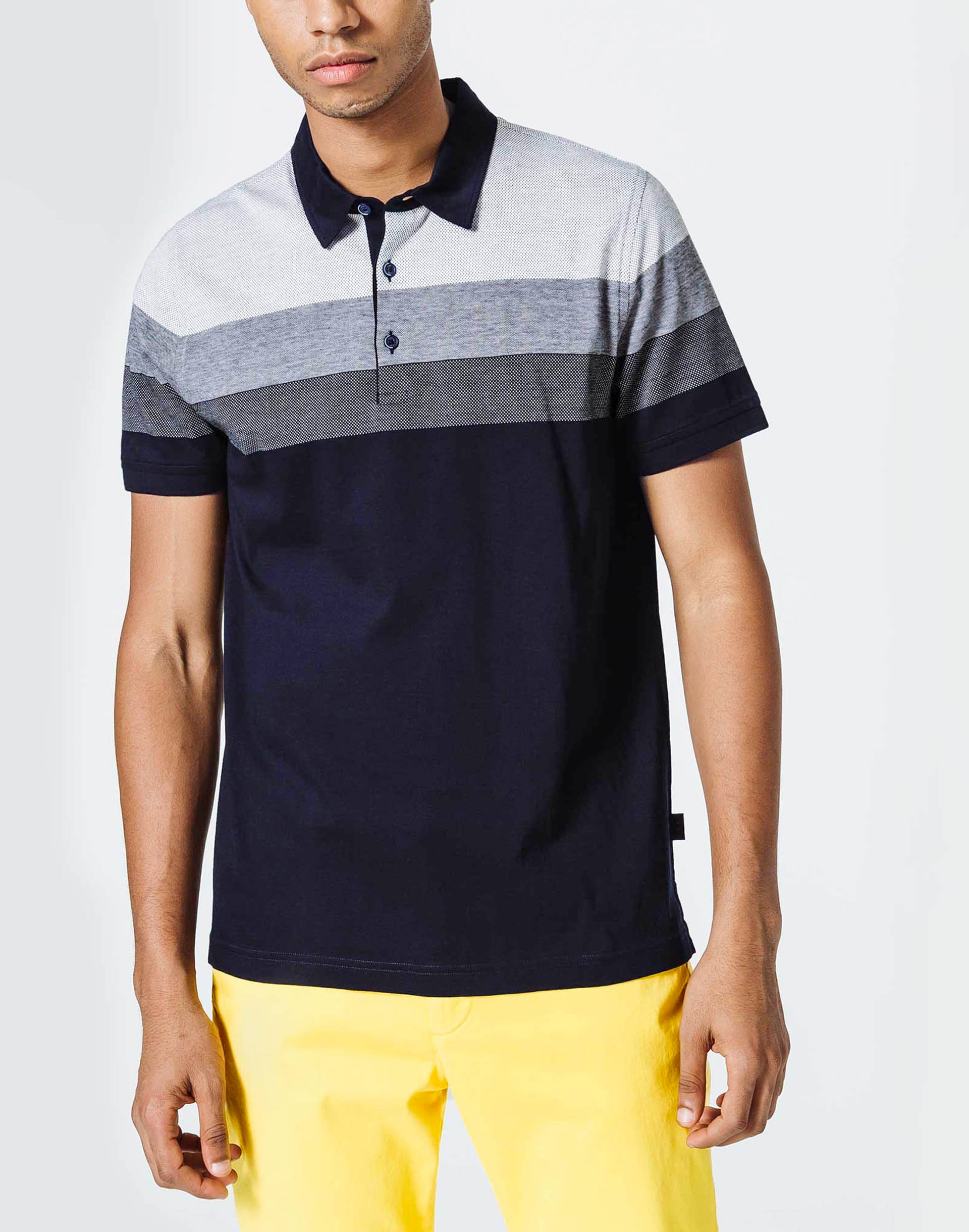 Navy Gradient Polo