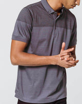 Grey Stripes Polo