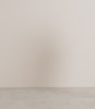 Long, light beige parka
