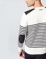 Ecru Striped Sweater