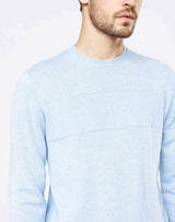 Fancy stitch sky sweater