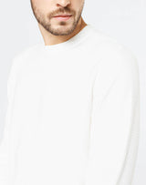 Ecru round neck sweater