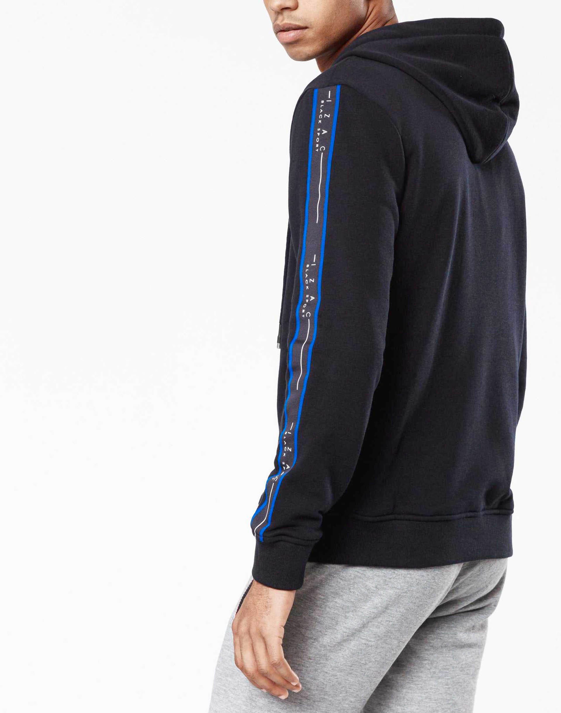 Sweatshirt with zipper and hood