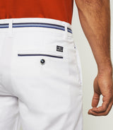 White Bermuda shorts "Sateau