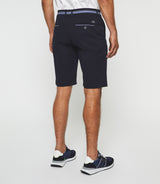 Sateau" navy Bermuda shorts