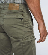 Sun" khaki cargo shorts