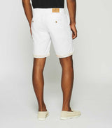 Bermuda en coton stretch blanc SLOWLY - IZAC