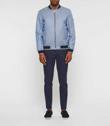 Blouson teddy léger bleu "Romeo" - IZAC