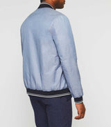 Blouson teddy léger bleu "Romeo" - IZAC