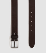 Ceinture en cuir marron "Xav" - IZAC