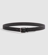 Ceinture en cuir noir 40mm "Xora" - IZAC