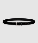 Ceinture 35mm en cuir noir CYANG IZAC