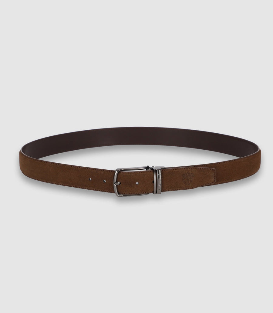 Ceinture 35mm ajustable marron CHANCE - IZAC